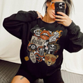Darlin’ Western Grunge Graphic Collage on Gildan Softstyle Black Shirt – Graphic Tee, Long Sleeve & Crewneck.