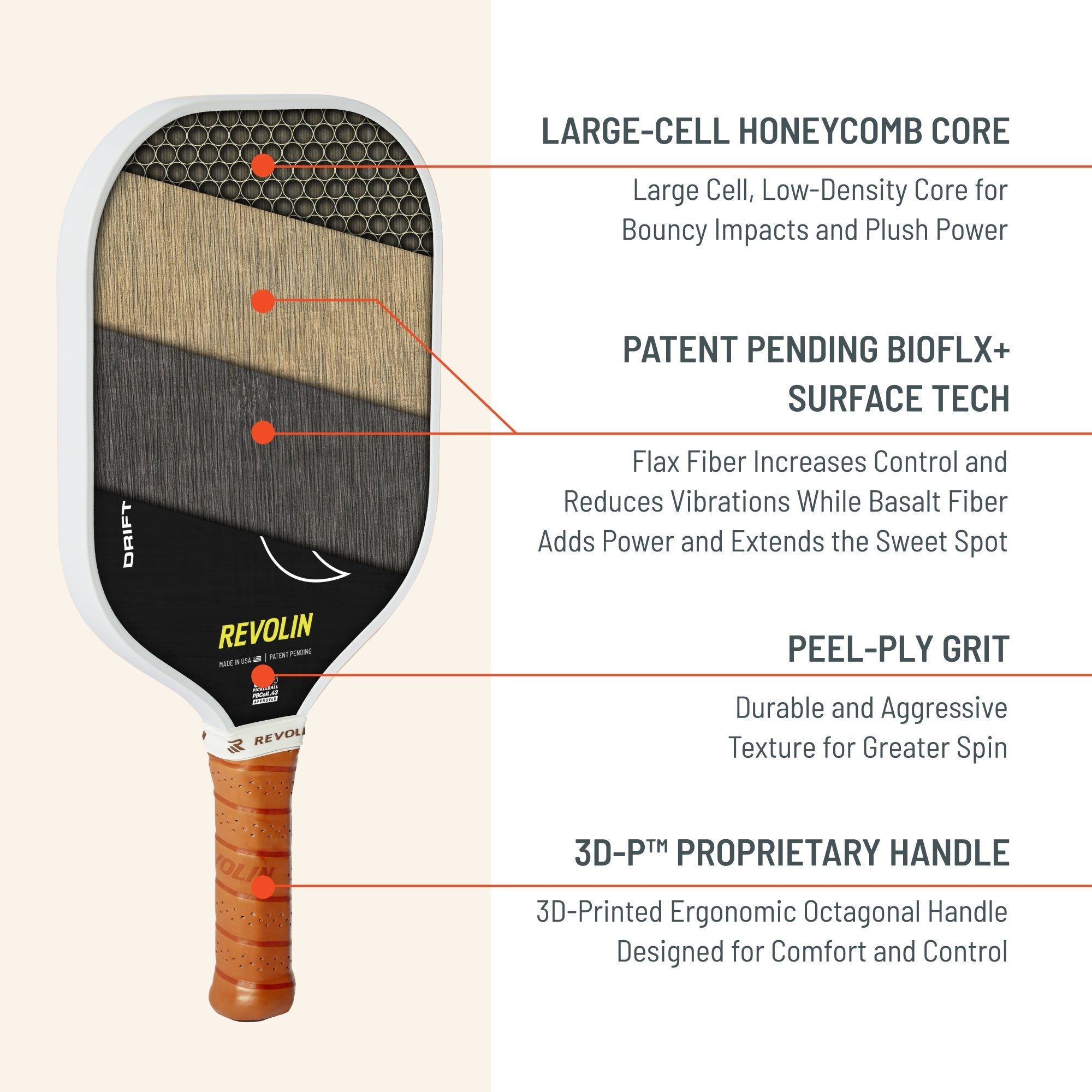 Drift Pure Pickleball Paddle