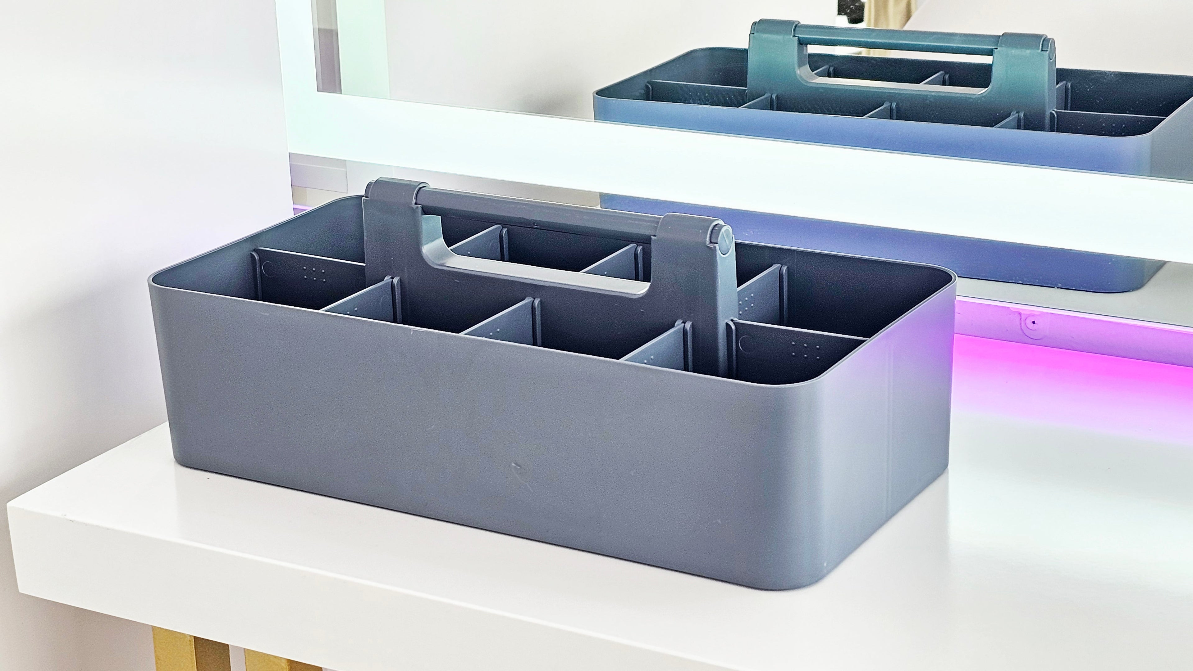 Enjoy Organizer - Large Portable Compartment Divided Storage Caddy - Made In USA