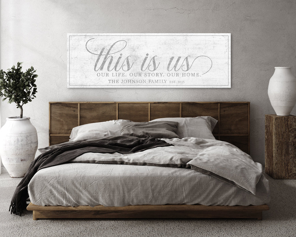 This Is Us Wall Art – Our Life, Our Story, Our Home