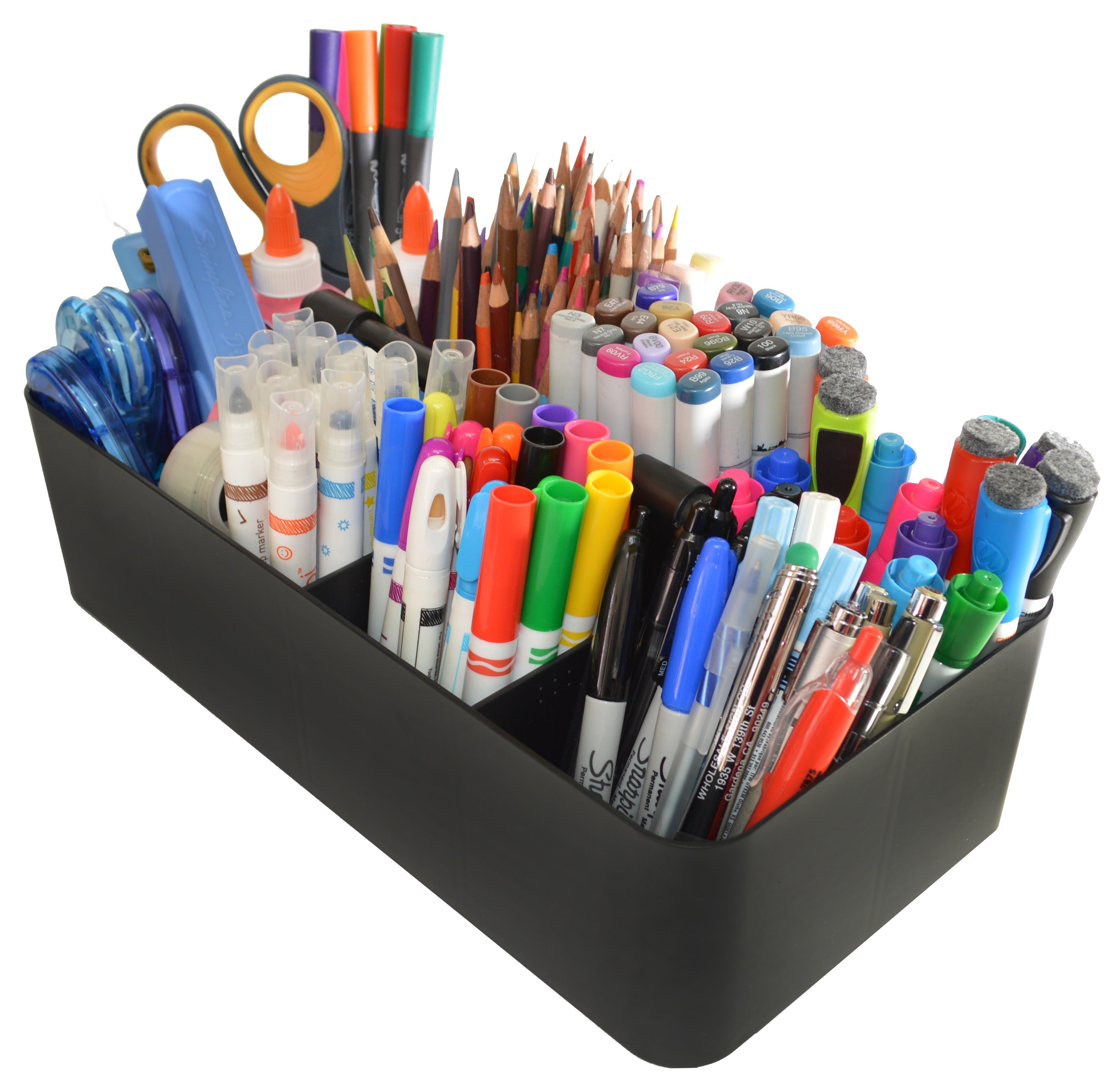 Enjoy Organizer - Large Portable Compartment Divided Storage Caddy - Made In USA