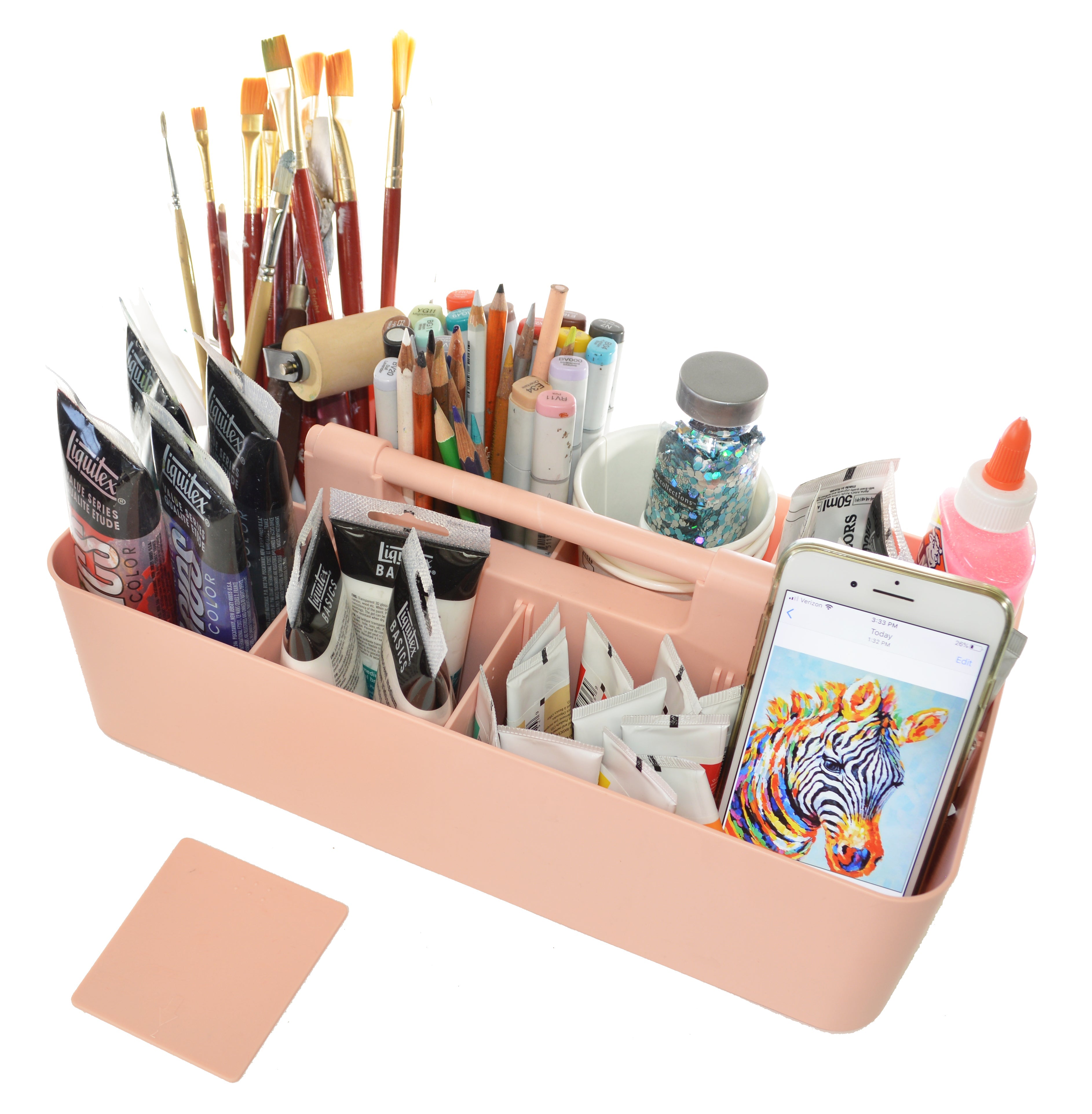 Enjoy Organizer - Large Portable Compartment Divided Storage Caddy - Made In USA